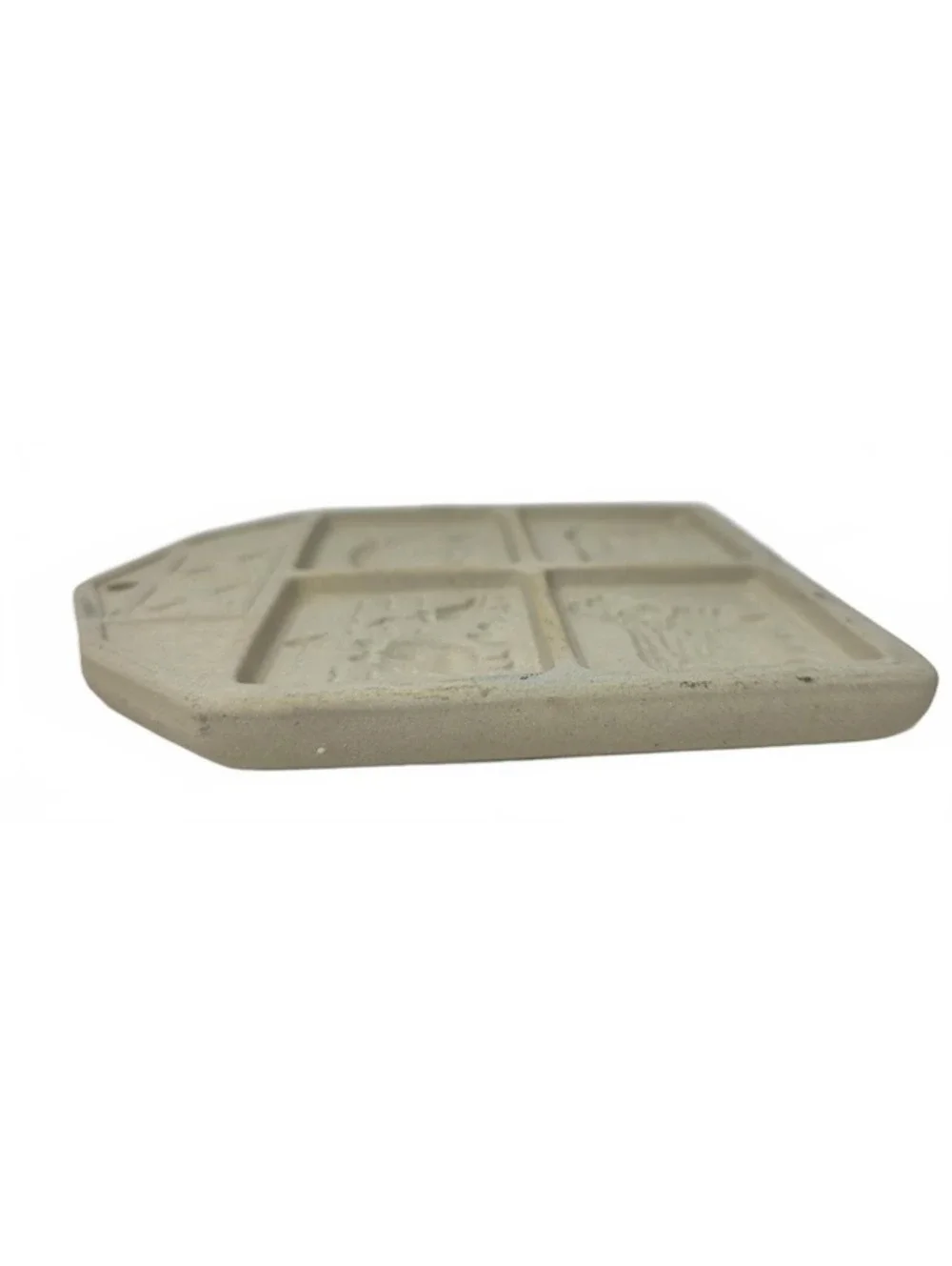 Vintage Pampered Chef Farmyard Friends Cookie Mold Stoneware Trivet 1994